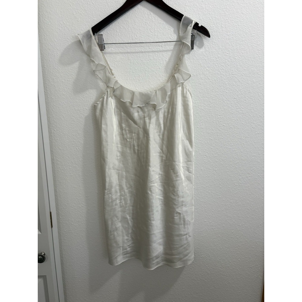 Womens‎ Morgan Taylor Ivory Nightgown Slip Dress Sz Medium